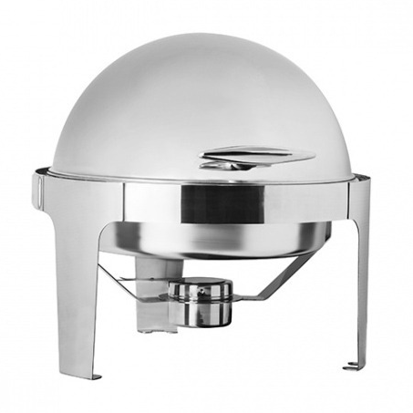 RAKI Chafing dish rotund cu capac rolltop, inox (FRTE-100) [2]