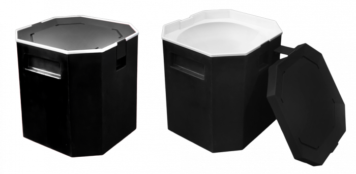 RAKI Container termic pentru gheata 13l negru [1]