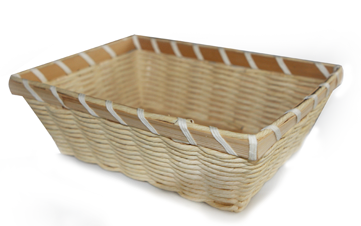 RAKI Cos paine dreptunghiular din bambus/hartie, natural 17x23xh7,5cm [1]