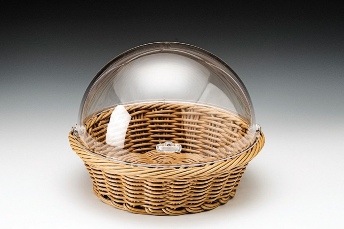 RAKI Cos paine rotund cu capac roll top D35xh10cm [2]