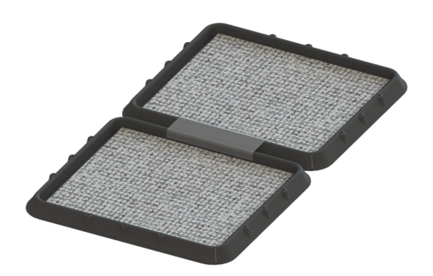 RAKI Covoras igienizant pentru incaltaminte 96x42,5cm [1]