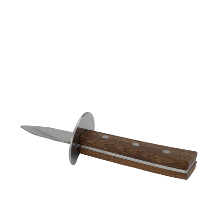 RAKI Cutit pentru stridii din inox cu maner lemn [1]