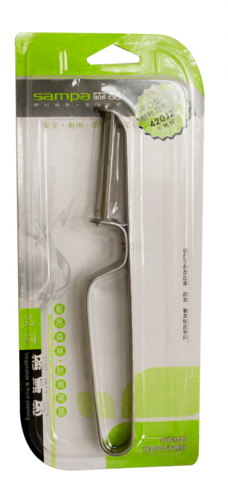 RAKI Cutit, ustensila metalica de curatat cartofi verticala, inox [2]