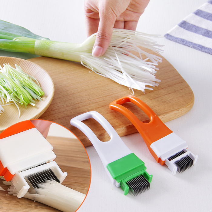 RAKI Dispozitiv taiat ceapa verde, inox/plastic [4]