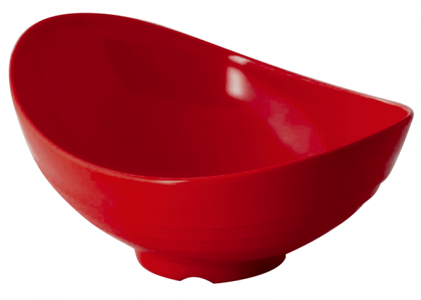 RAKI DIVA Bol oval melamina, 28x36xh17cm, 4400ml, rosu [1]