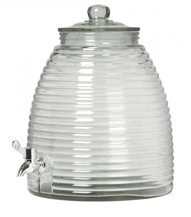 RAKI Dozator din sticla 9lt cu capac si robinet 25,5xH31,5cm [1]