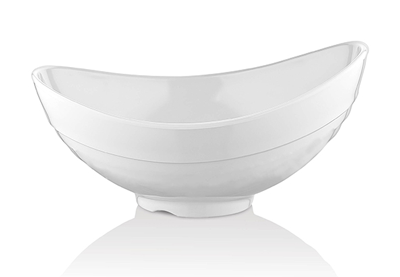 RAKI ELLIPSE Bol melamina bufet, 36x28xh17cm, alb [1]