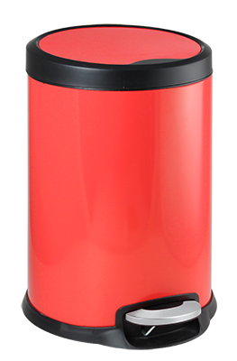 RAKI FANTASY Cos gunoi cu pedala 20l rosu [1]