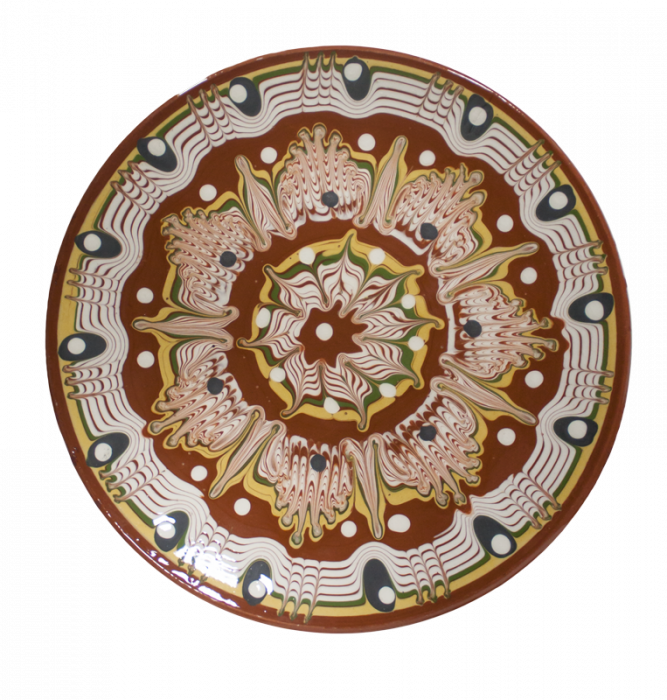 RAKI Farfurie ceramica, lut 17cm pictata manual [1]