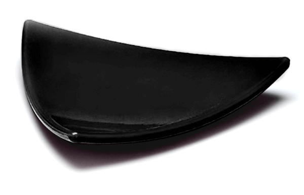 RAKI Farfurie melamina triunghi, 10,5x10,5xh1cm, neagra [1]