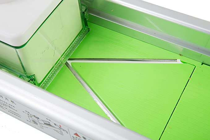 RAKI Feliator fructe si legume, lame in V, 43x17xh20cm, verde [3]