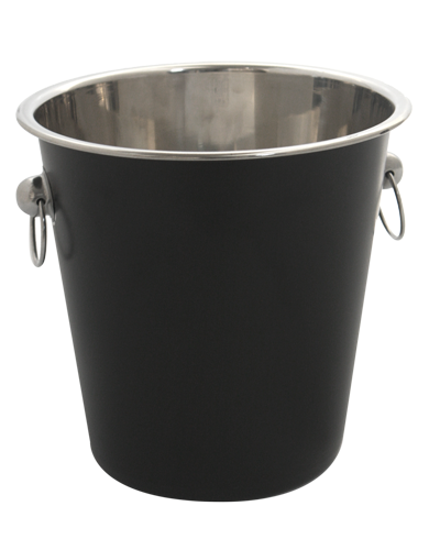RAKI Frapiera inox 22cm cu inele, neagra [1]