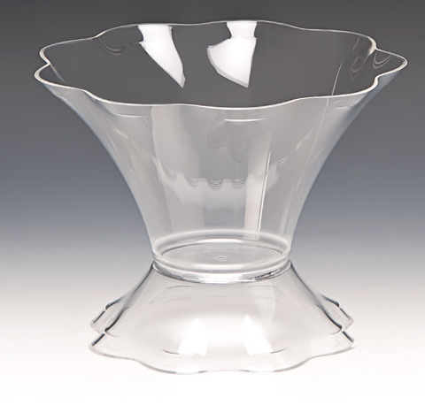 RAKI Fructiera acrilica cu picior, D24xh18cm [1]