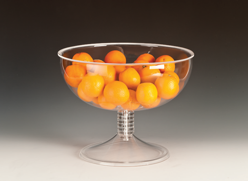 RAKI Fructiera acrilica rotunda cu suport, D36xh28cm [2]