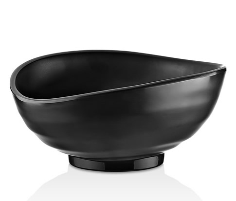 RAKI GALAXY Bol servire melamina, 24x20xh8,8cm, negru [1]