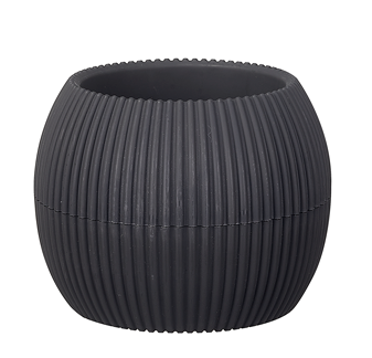 RAKI Ghiveci pentru cactus 8,8xh6,8cm 150ml culoare antracit [1]