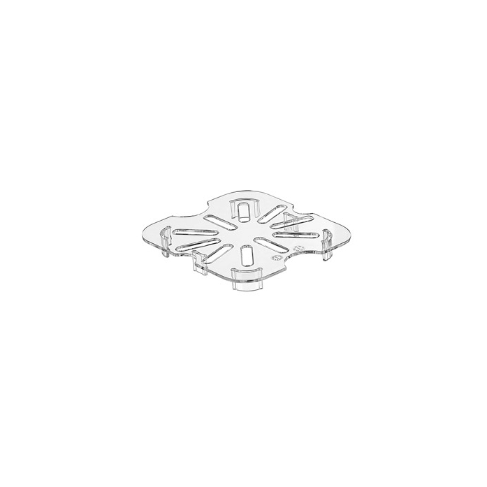 RAKI Gratar pentru scurgere tava gastronorm 1/6 policarbonat, 118x104x14mm, transparent [1]