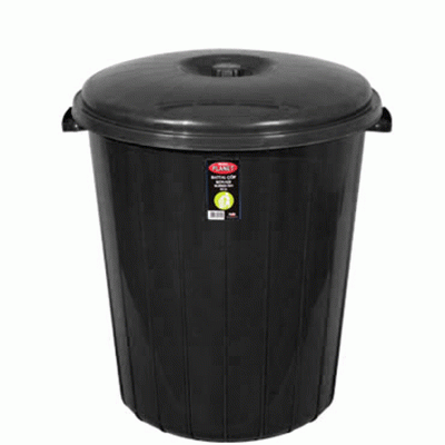 RAKI ICIKALA Cos gunoi 70l negru [1]