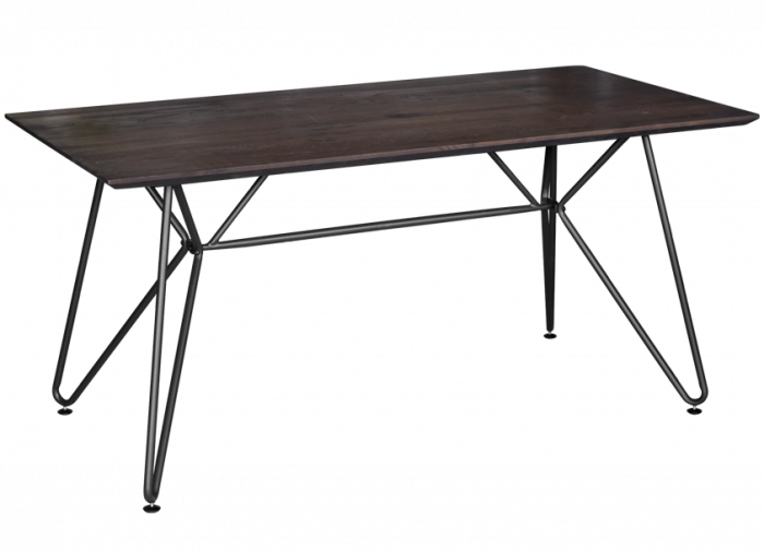 RAKI INDUSTRIAL Masa bar/bucatarie dreptunghiulara 160x80xh75cm MDF/picioare metalice [1]