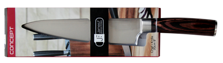 RAKI James Cutitul bucatarului, 20cm, inox, maner lemn [3]