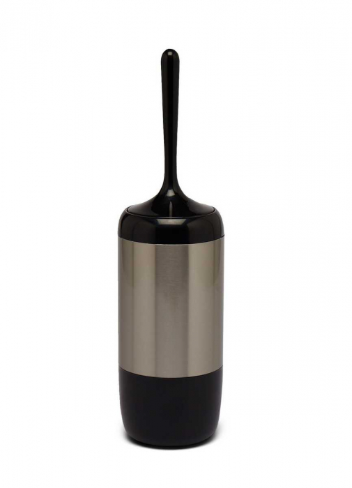 RAKI LIMA Perie cu suport WC, inox/plastic, D12xh42cm [1]