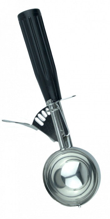 RAKI Lingura pentru inghetata D7cm cu maner negru [1]