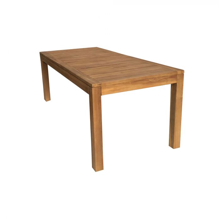 RAKI Masa bistro din lemn masiv de tec 200x90xh75cm cu finisaj natural (TLT 053/90) [2]