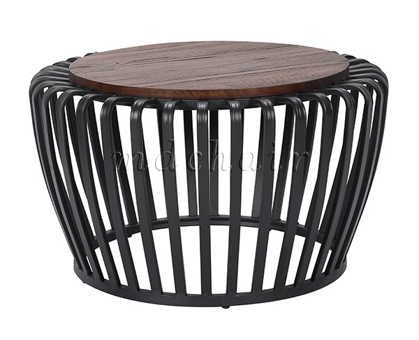 RAKI Masa cafea din metal si lemn 72xh42cm [1]