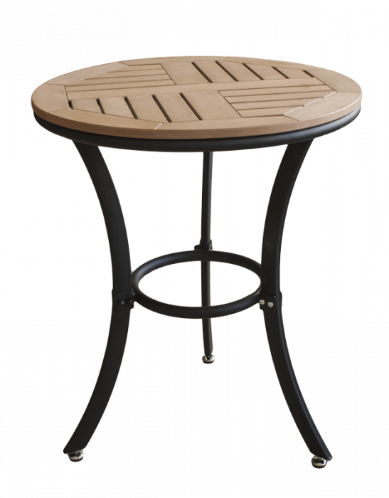 RAKI Masa cafea rotunda 60xh62cm POLYWOOD [1]