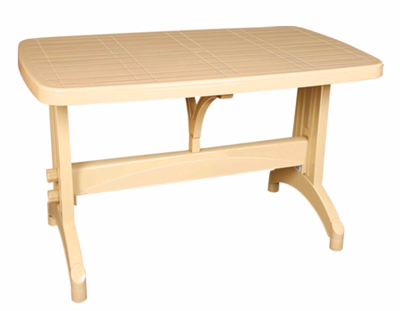 RAKI Masa ovala plastic, 120x70xh73cm, bej [2]