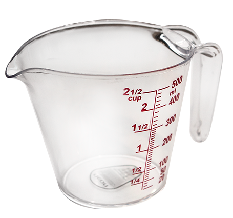 RAKI NEON Cana gradata 500ml, plastic [2]