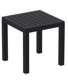 RAKI OCEAN Masa pentru sezlong culoare neagra 45x45x45cm [1]