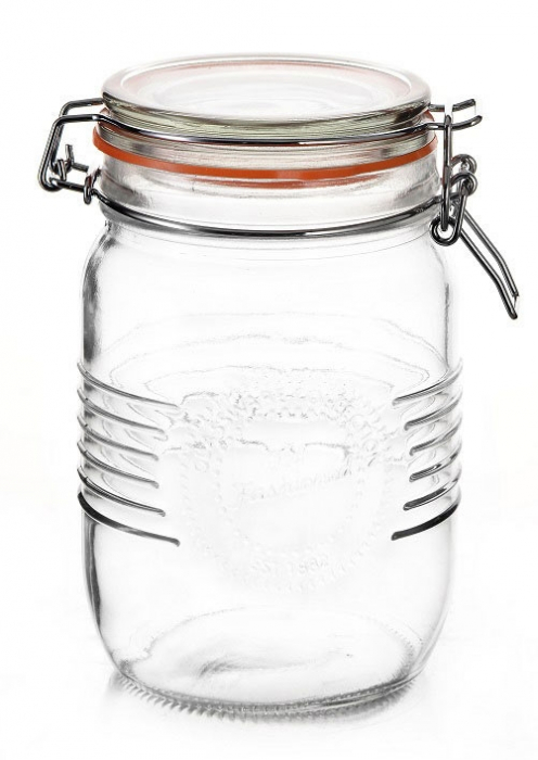 RAKI OLD FASHIONED Borcan sticla cu capac ermetic, 1L [1]