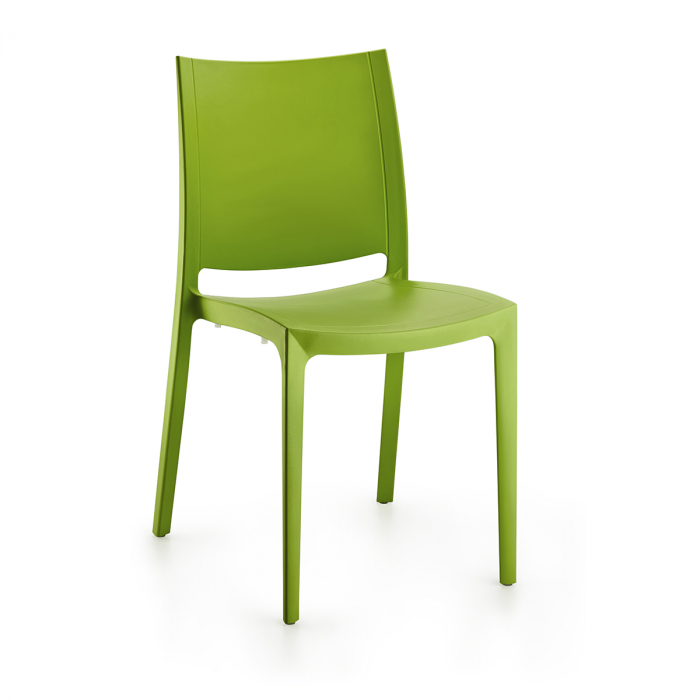 RAKI OLIMPUS Scaun gradina, terasa, verde, plastic, 42x47xh84cm [1]