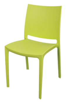 RAKI OLIMPUS Scaun gradina, terasa, verde, plastic, 42x47xh84cm [2]