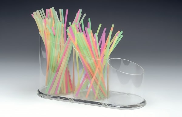 RAKI Organizator bar triplu, acrilic, 32x12xh18cm [2]