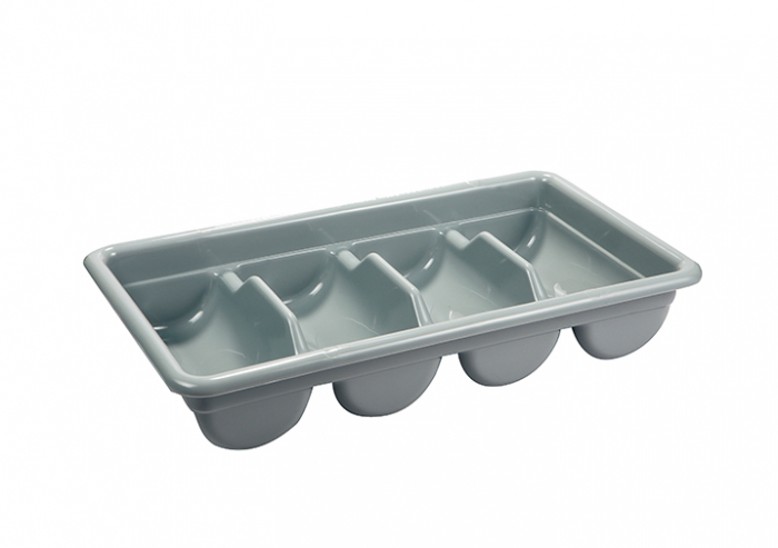 RAKI Organizator tacamuri cu 4 compartimente, 52x29xh10cm, plastic [2]