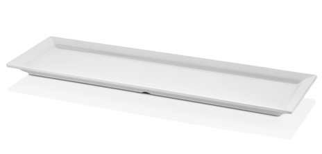 RAKI ORTA Tava din melamina GN 2/4 530x160mm culoare alba (10824) [1]