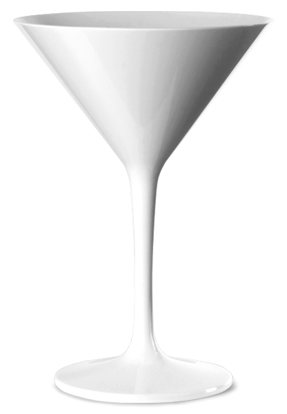 RAKI Pahar martini policarbonat 200ml 11,2xh17cm alb [1]