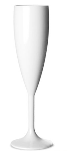 RAKI Pahar sampanie policarbonat 180ml 5,5xh18,2cm alb [1]