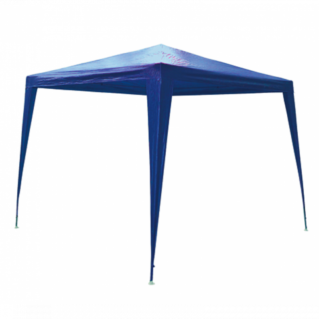 RAKI Pavilion patrat 3x3m nailon albastru [1]