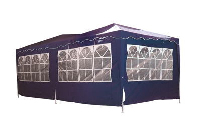 RAKI Pavilion pentru gradina 3x6m nailon albastru [1]