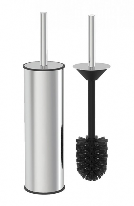 RAKI Perie WC cu suport KLASIK 8,5xh36cm din inox [1]