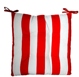 RAKI Perna pentru scaun 45x45cm alb rosie (5514) [1]