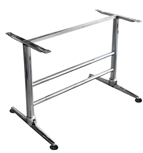 RAKI Picior, baza din metal pentru blat dreptunghiular crom clasic 105x48xh72cm [1]