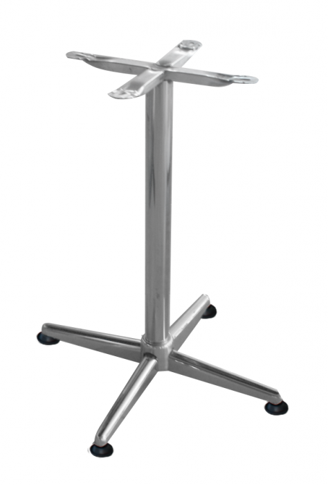 RAKI Picior, baza din metal pentru blat patrat, rotund crom clasic h72cm [1]