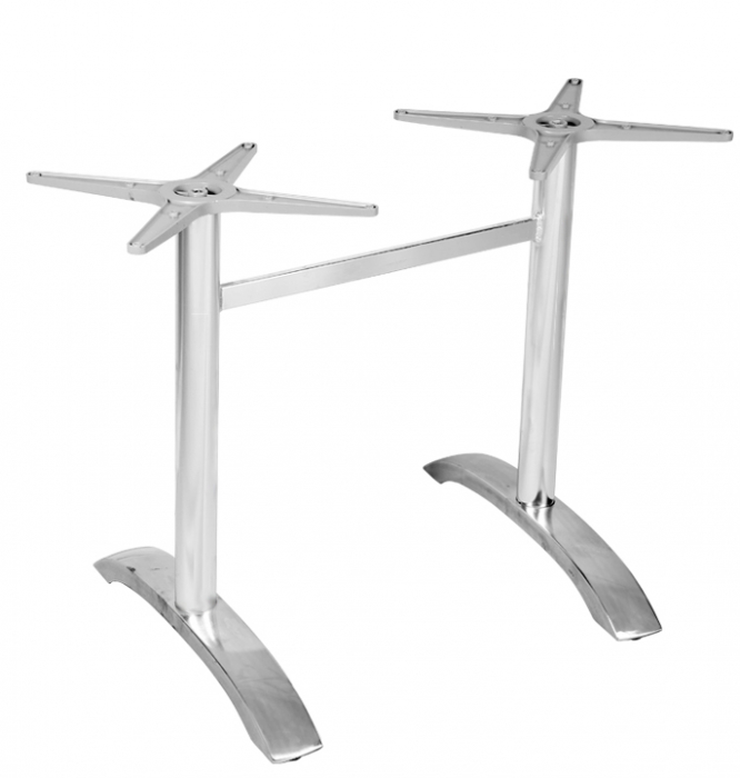 RAKI Picior, baza din aluminiu pentru masa cu blat dreptunghiular 60x68xh72cm [1]