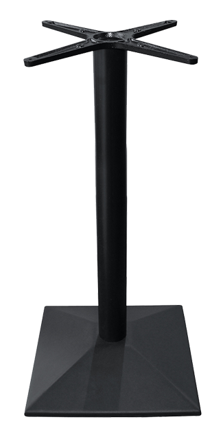 RAKI Picior, baza metalica pentru masa bar, pentru blat rotund sau patrat 40x40xh110cm [1]