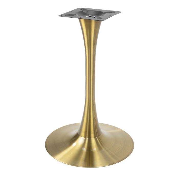 RAKI Picior pentru masa metalic auriu, D51xh72cm, baza rotunda [1]