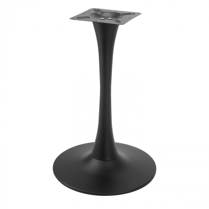 RAKI Picior pentru masa metalic negru, D51xh72cm, baza rotunda [1]